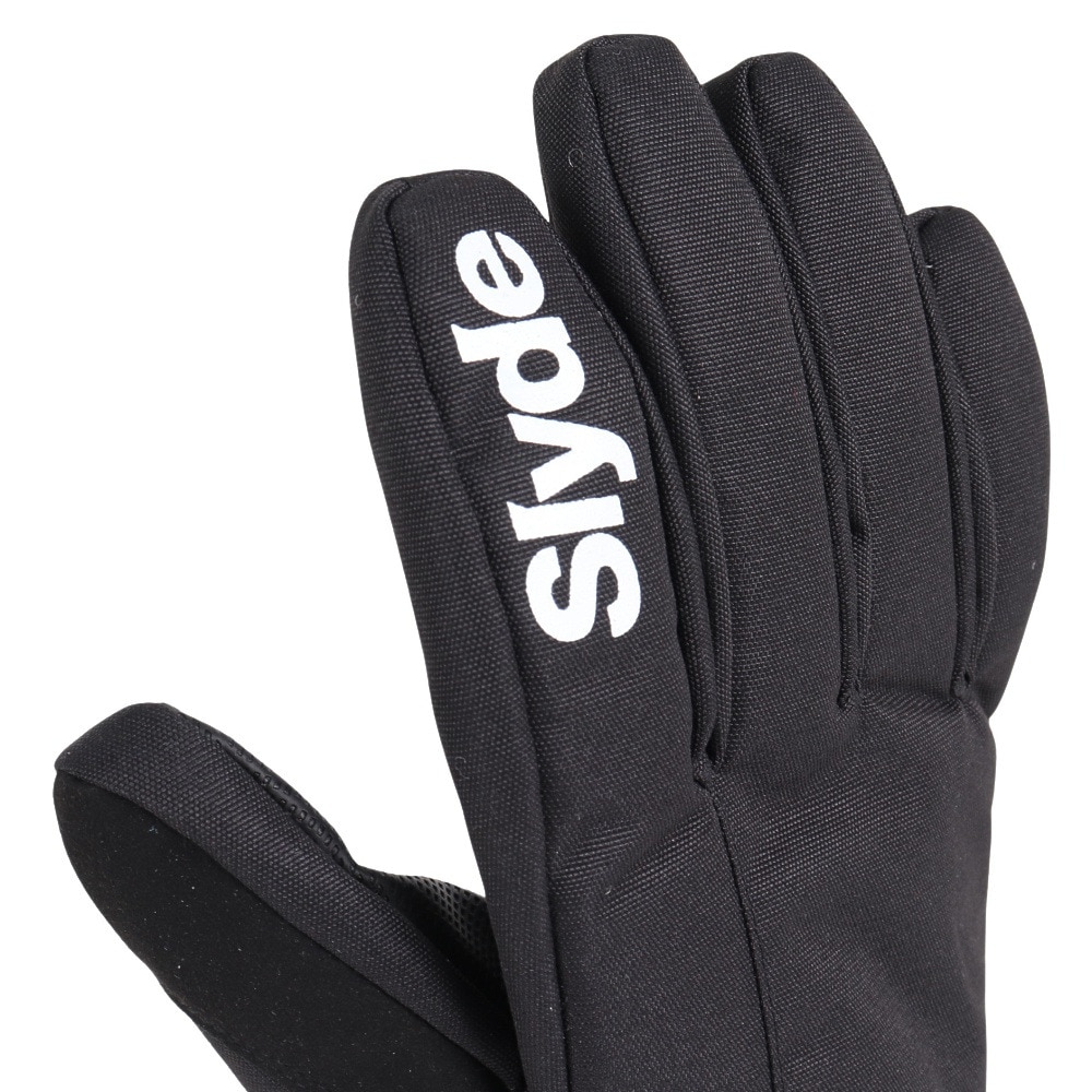 スライド（SLYDE）（メンズ）グローブ スキー スノーボード FINGER GLOVE 4 23SNSLY006BLK