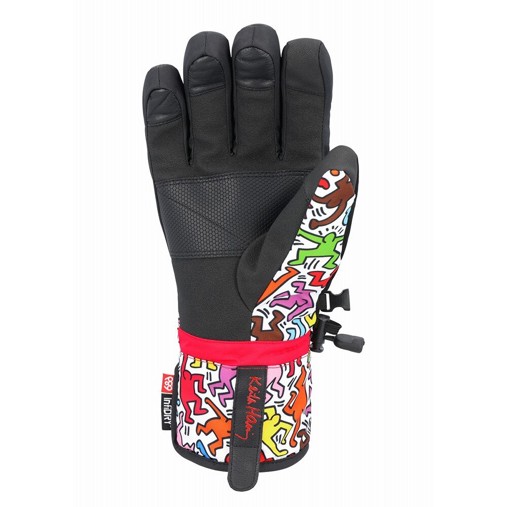 686（686）（メンズ）五指グローブ RECON GLOVE M2WGLV108-KEITH HARING MULTI