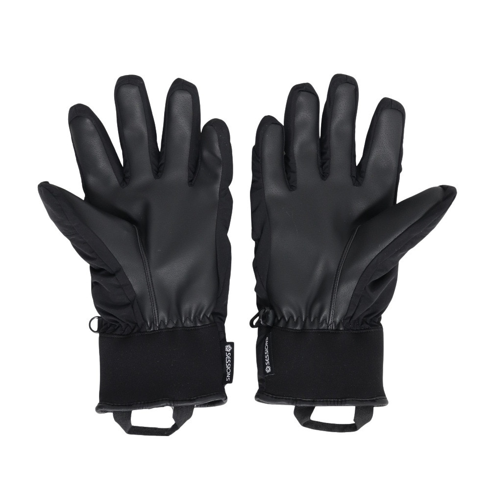 セッションズ（SESSIONS）（メンズ）ウインター 五指グローブ 5 FINGER GLOVE 25020301 BLK
