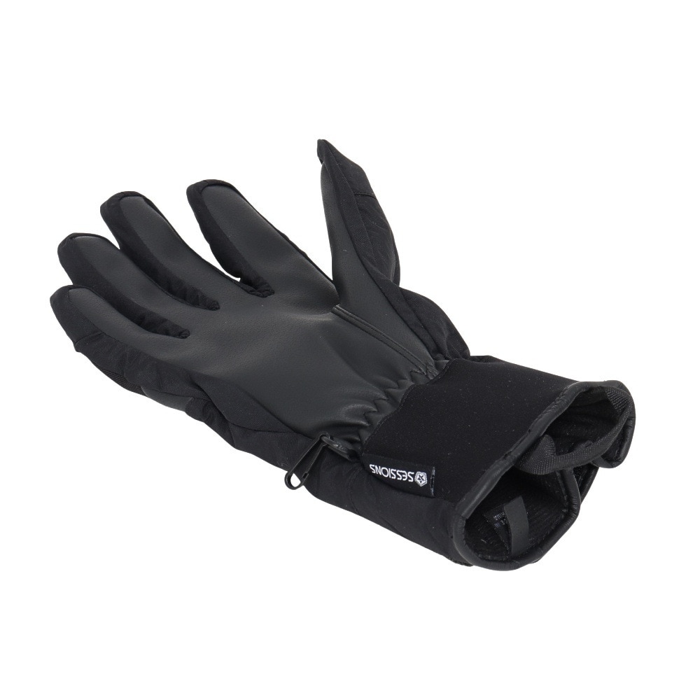 セッションズ（SESSIONS）（メンズ）ウインター 五指グローブ 5 FINGER GLOVE 25020301 BLK