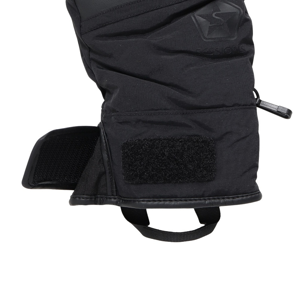 セッションズ（SESSIONS）（メンズ）ウインター 五指グローブ 5 FINGER GLOVE 25020301 BLK