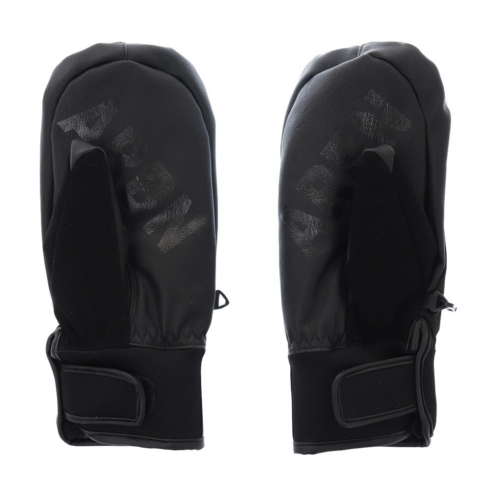 エアボーン（ARBN）（メンズ）スノーボード スキー グローブ メンズ PANEL ミトン ABG11127 BLACK 手袋