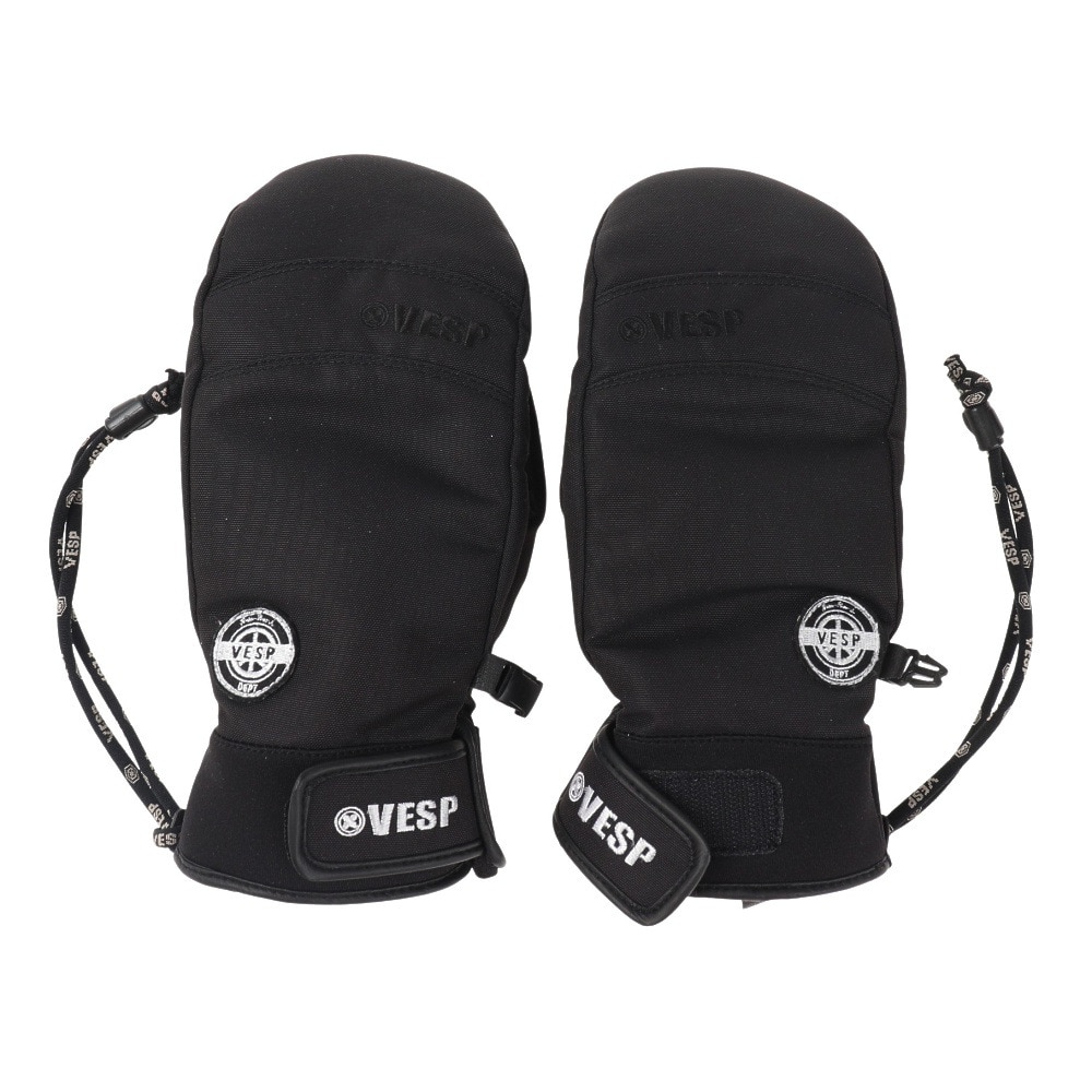 SNOOPYスヌーピーVESPベスプグローブミトン男女防水防寒手袋自転車黒グレー SNOOPYスヌーピーVESPベスプグローブミトン男女防水防寒手袋