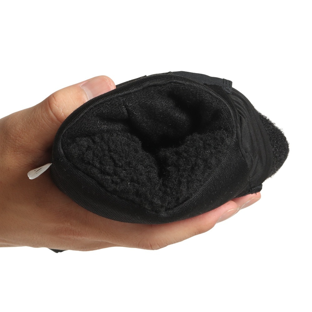 クラブグラブ（CRABGRAB）（メンズ、レディース）グローブ ミトン スキー スノーボード スノボ ブラック スナグラーミット 22-16 SNUGGLER MITT BK Lサイズ