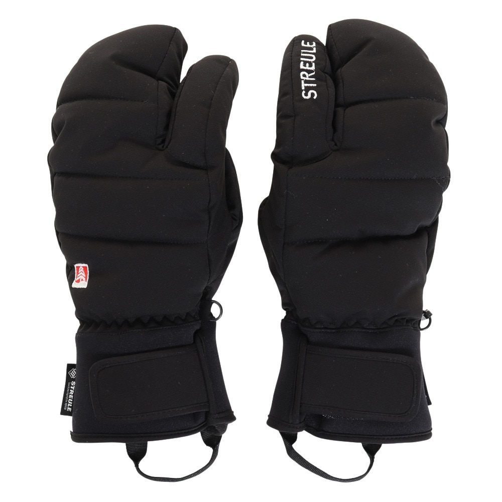 シュトロイレ（STREULE）（メンズ、レディース）LUCA ミトングローブ ST22FGR0003 BLK ブラック 手袋 スキー スノーボード 防寒対策