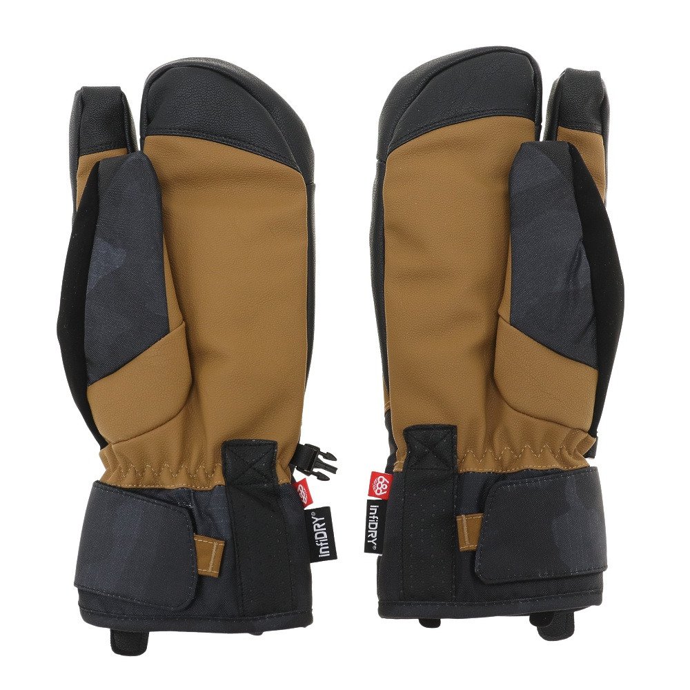 シックスエイトシックス（686）（メンズ）スキー スノーボード Hawkeye Trigger Mitt ミトングローブ M2WGLV111 BLACK CAMO
