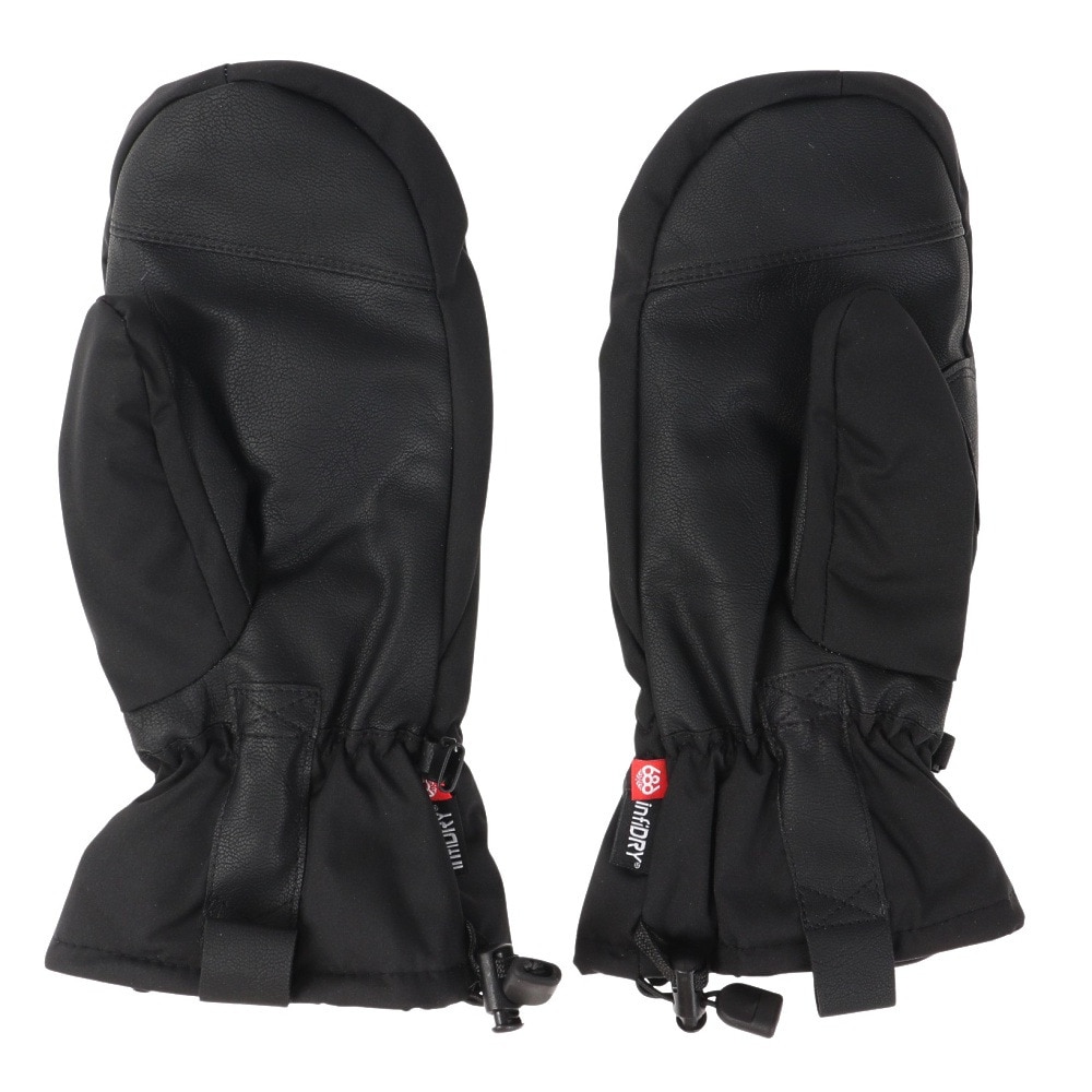 686（686）（メンズ）スキー スノーボード ミトングローブ Lander Mitt M2WGLV113 BLACK