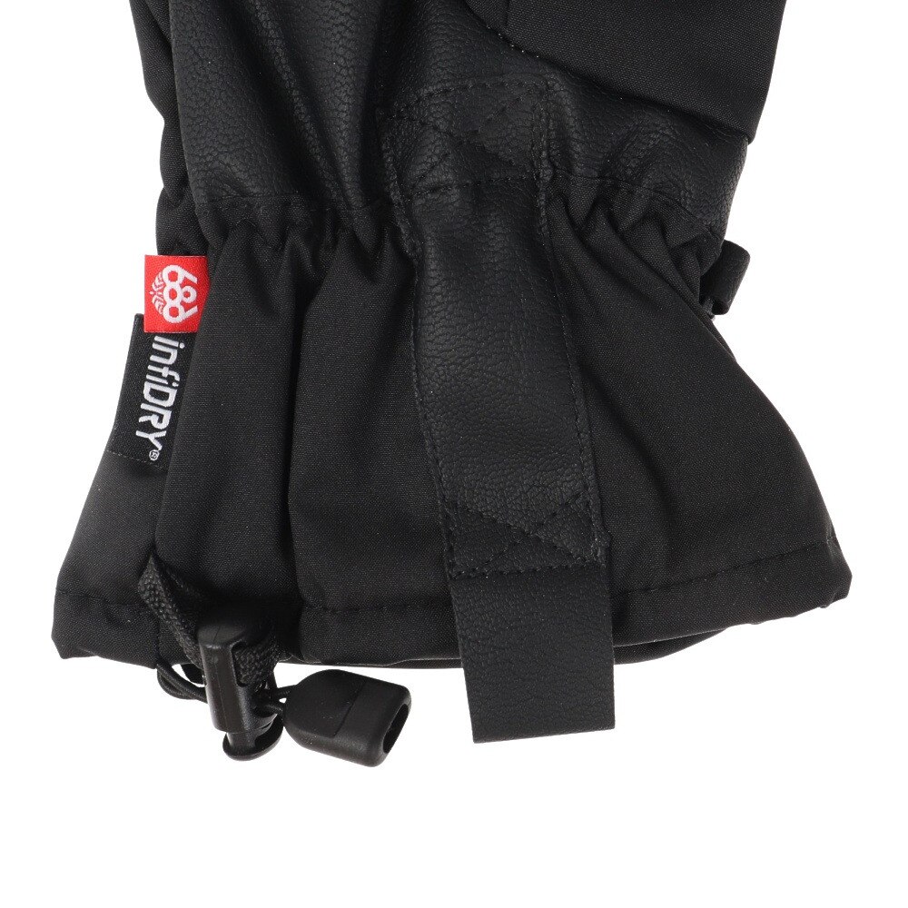 686（686）（メンズ）スキー スノーボード ミトングローブ Lander Mitt M2WGLV113 BLACK