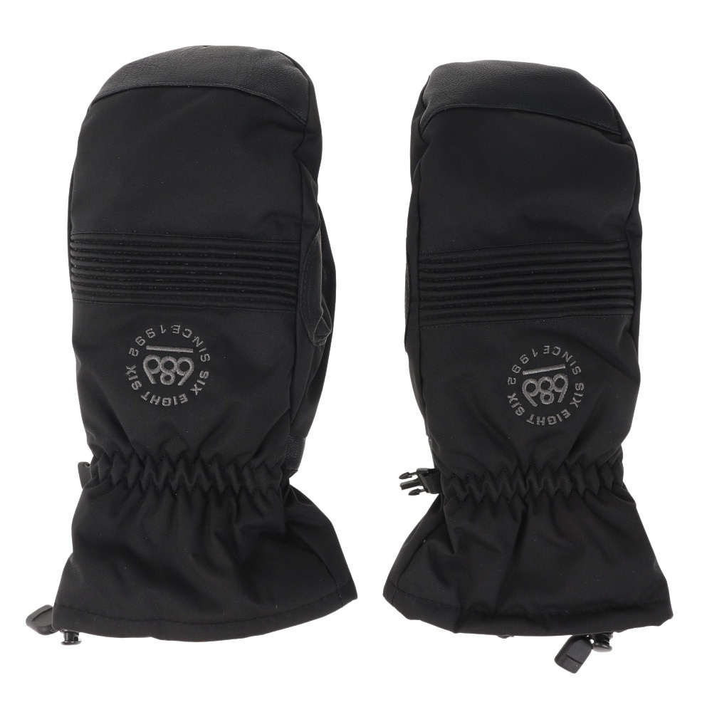 686（686）（メンズ）スキー スノーボード ミトングローブ Lander Mitt M2WGLV113 BLACK