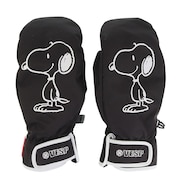 (メンズ、レディース)Peanuts Collaboration ライトウォーマーミトン SNMG1030BK