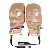 (メンズ、レディース)ミトングローブ スキー スノーボード スヌーピー Peanuts Collaboration Light Warm Mitten SNMG1030