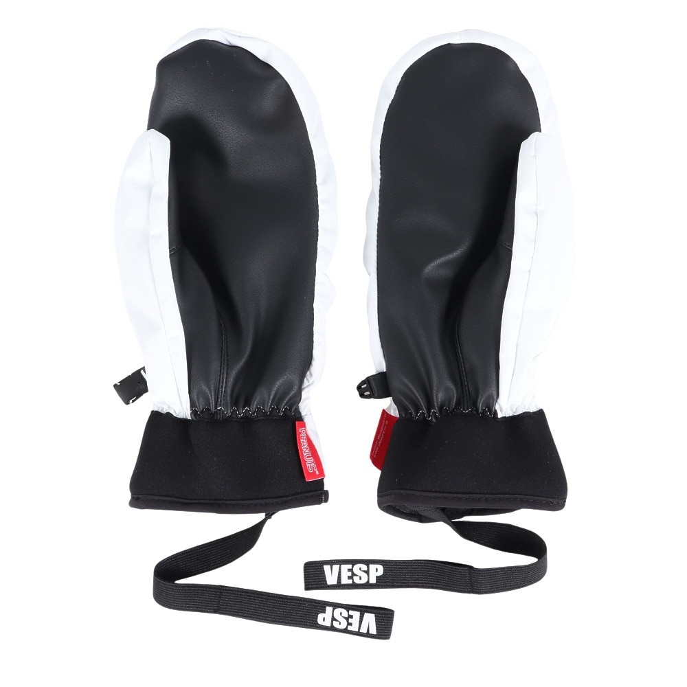 ベスプ（VESP）（メンズ、レディース）ミトングローブ スキー スノーボード スヌーピー Peanuts Collaboration Light Warm Mitten SNMG1030WH