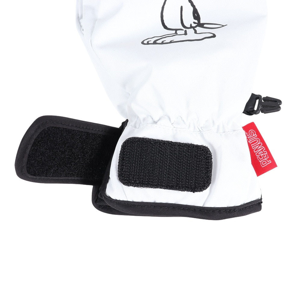 ベスプ（VESP）（メンズ、レディース）ミトングローブ スキー スノーボード スヌーピー Peanuts Collaboration Light Warm Mitten SNMG1030WH
