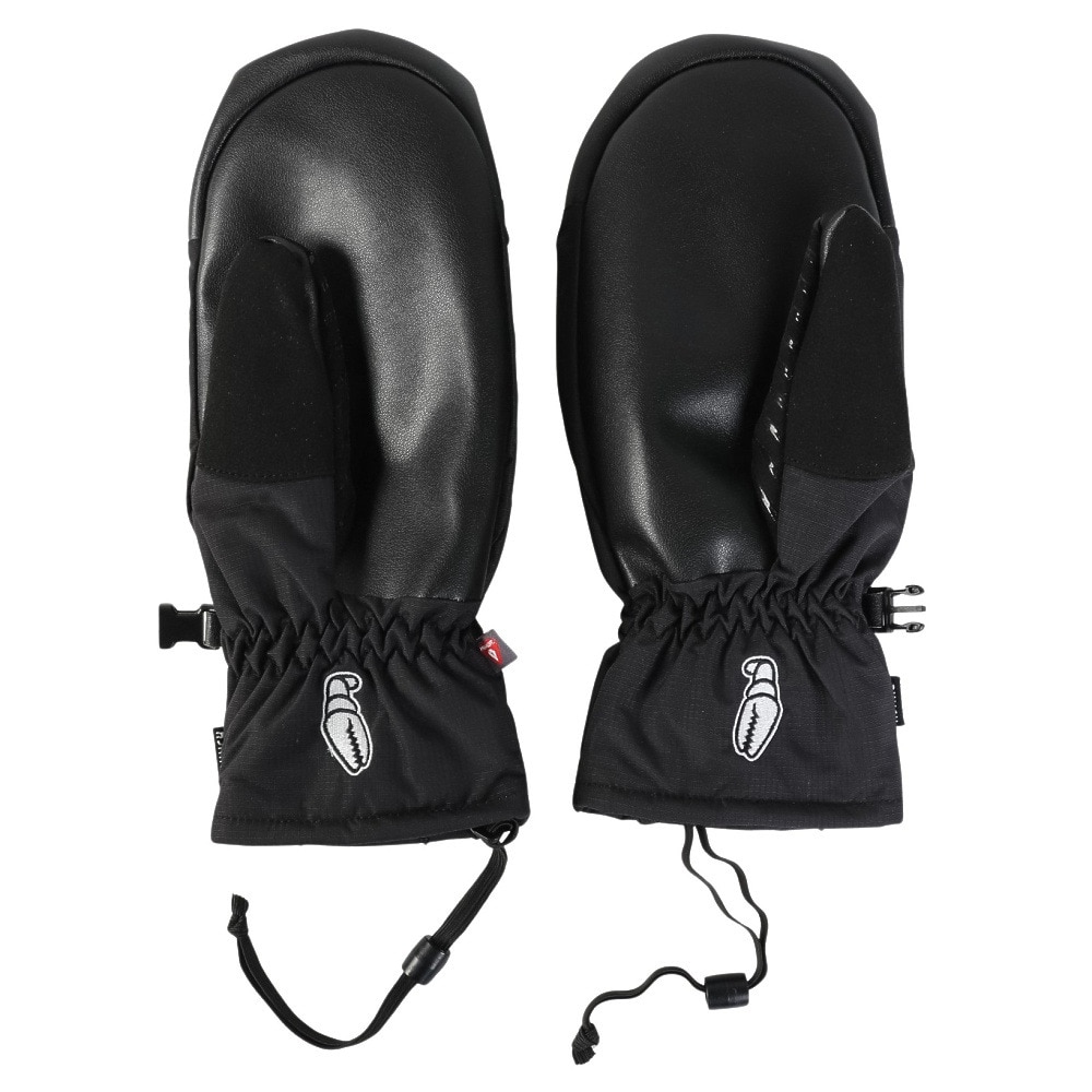 クラブグラブ（CRABGRAB）（メンズ）グローブ ミトン スノーボード 23-24 PUNCH MITTEN BLK サイズL