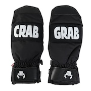 クラブグラブ（CRABGRAB）（メンズ）グローブ ミトン スノーボード 23-24 PUNCH MITTEN BLK サイズL