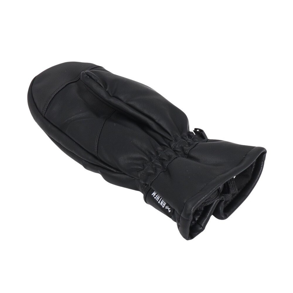 アンセム（ANTHEM）（メンズ）フェイクレザー ミトングローブ ブラック AG2405033