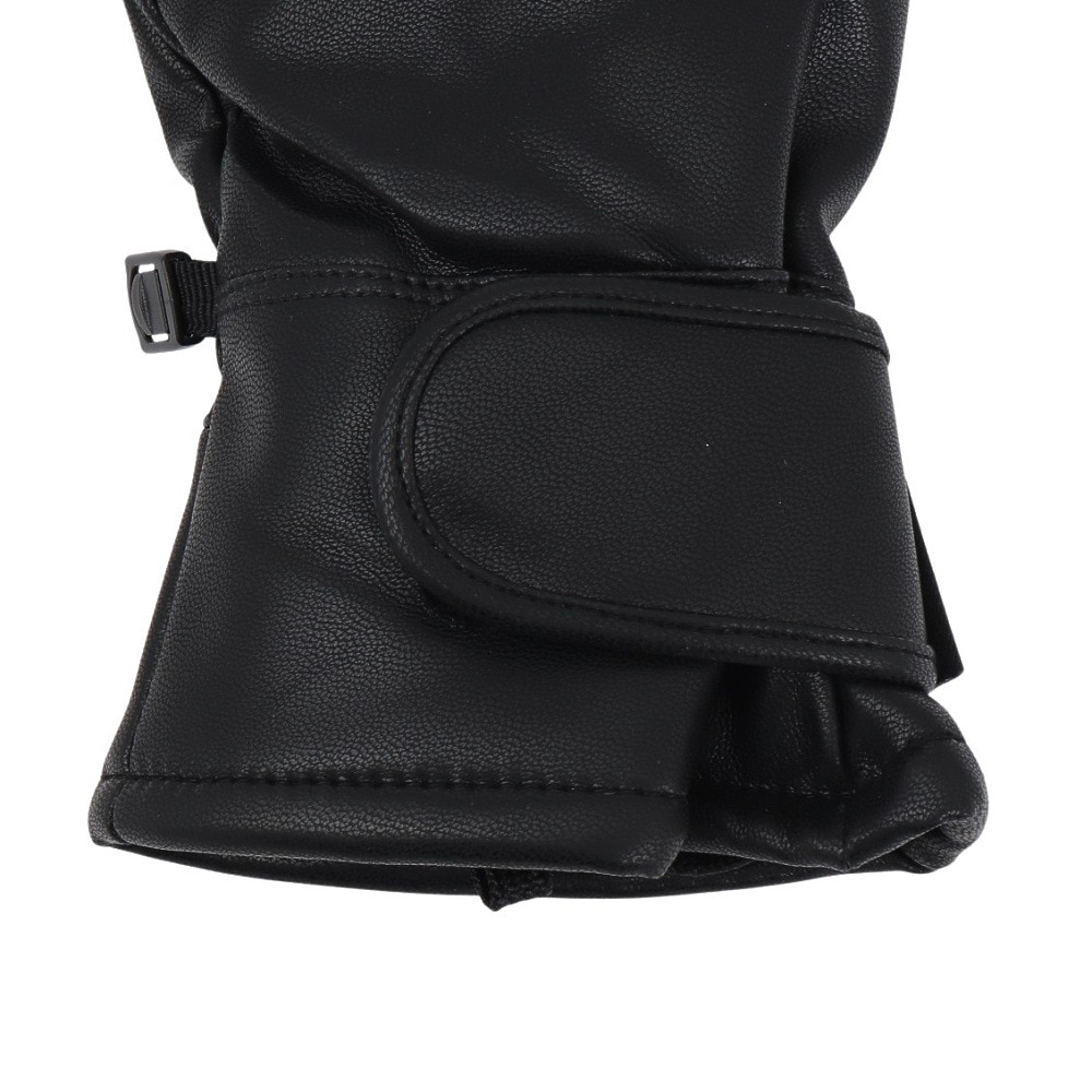 アンセム（ANTHEM）（メンズ）フェイクレザー ミトングローブ ブラック AG2405033