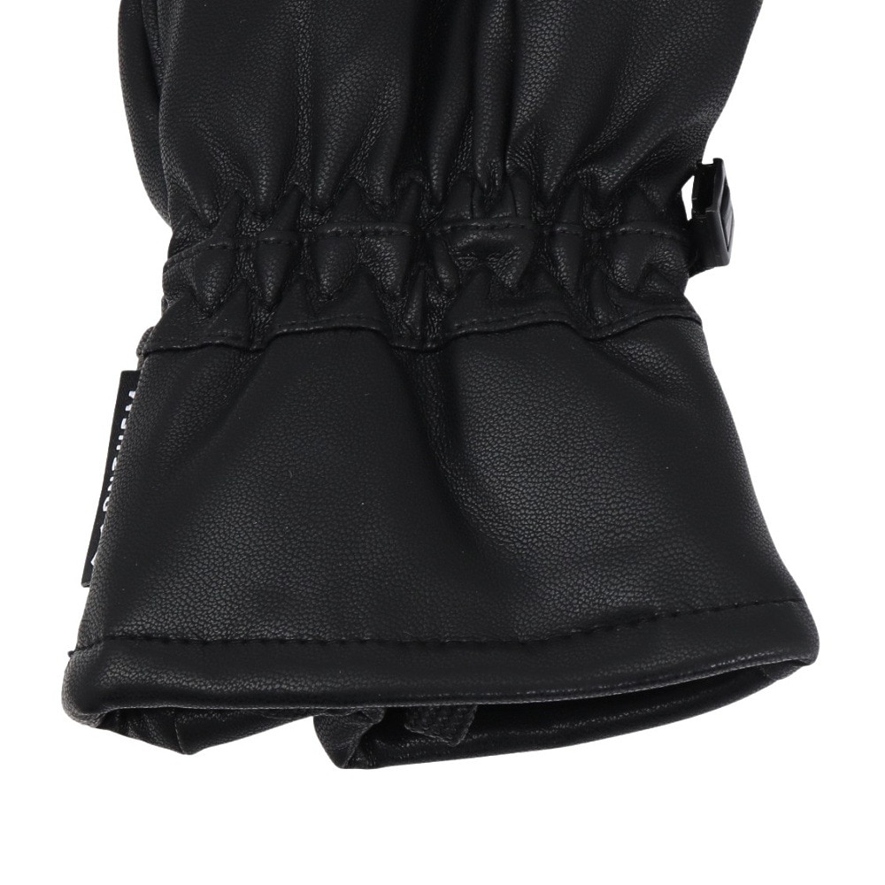 アンセム（ANTHEM）（メンズ）フェイクレザー ミトングローブ ブラック AG2405033