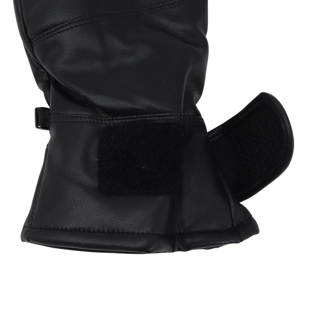 アンセム（ANTHEM）（メンズ）フェイクレザー ミトングローブ ブラック AG2405033