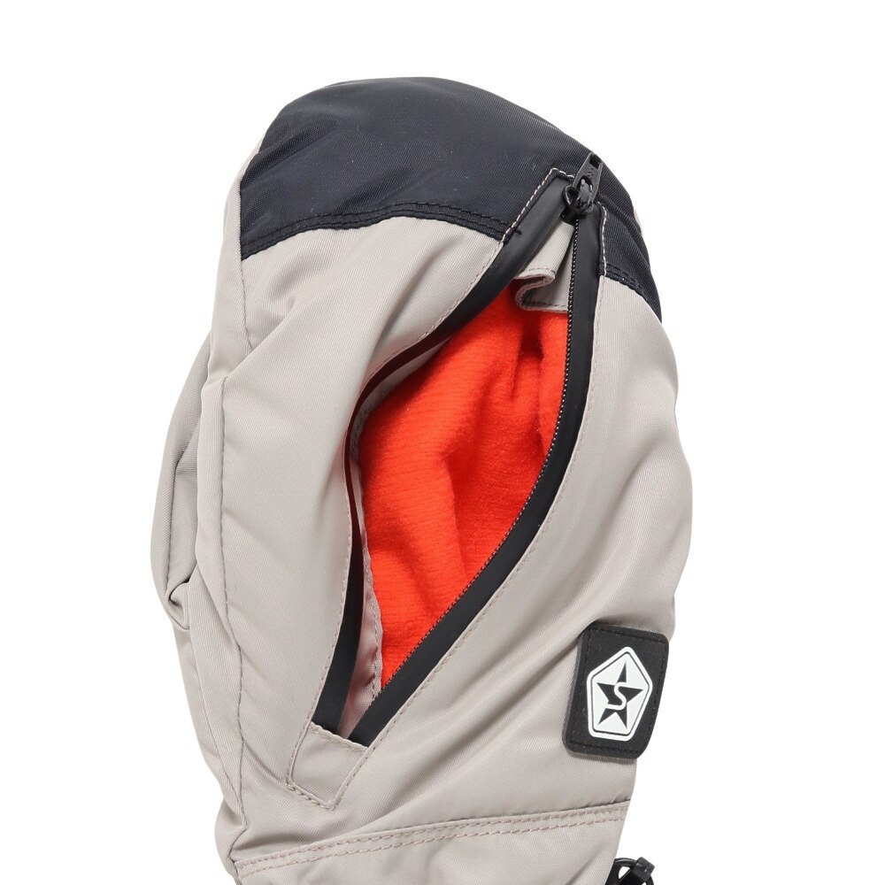 セッションズ（SESSIONS）（メンズ、レディース）ウインター ジッパーミトングローブ 25020302 GRY