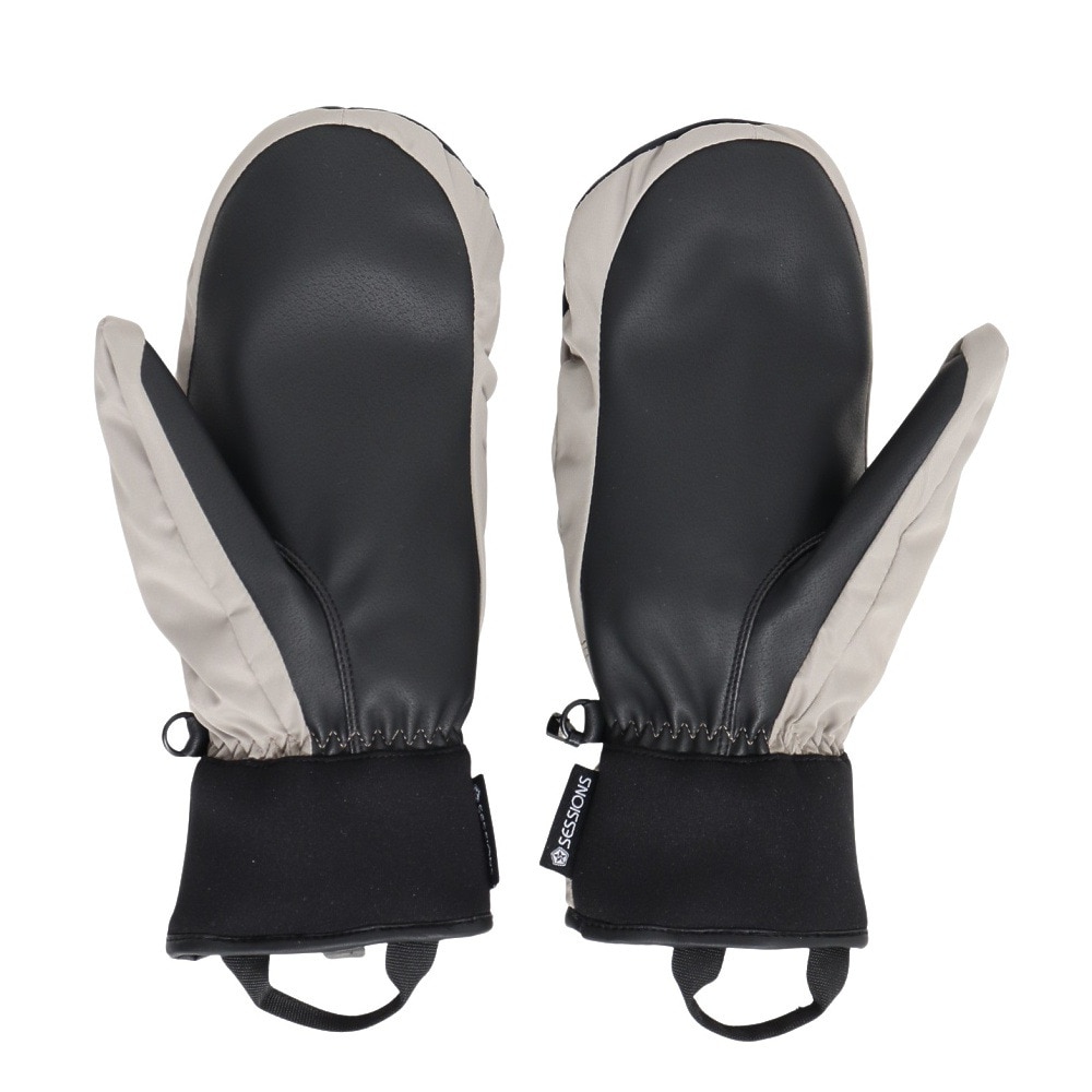 セッションズ（SESSIONS）（メンズ、レディース）ウインター ジッパーミトングローブ 25020302 GRY