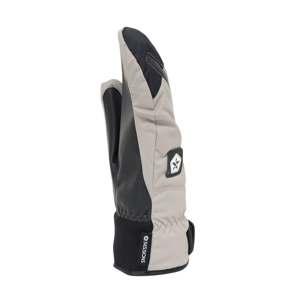 セッションズ（SESSIONS）（メンズ、レディース）ウインター ジッパーミトングローブ 25020302 GRY