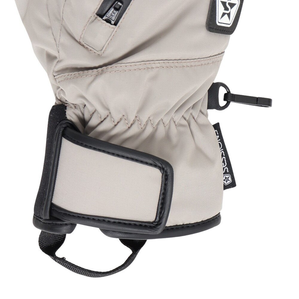 セッションズ（SESSIONS）（メンズ、レディース）ウインター ジッパーミトングローブ 25020302 GRY