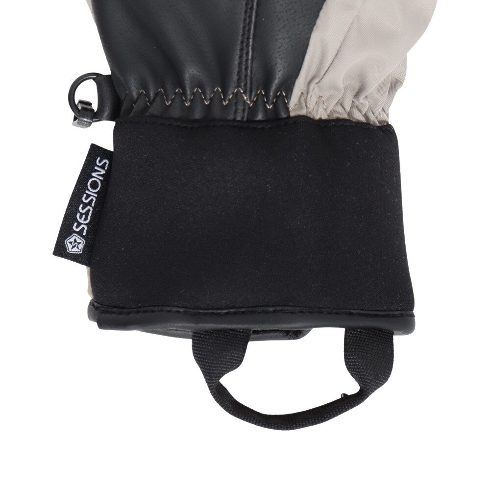 セッションズ（SESSIONS）（メンズ、レディース）ウインター ジッパーミトングローブ 25020302 GRY