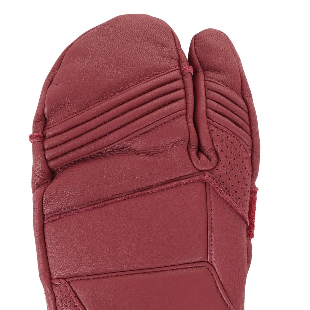 ミズノ（MIZUNO）（メンズ、レディース）スキーグローブ LEATHER 3FIN