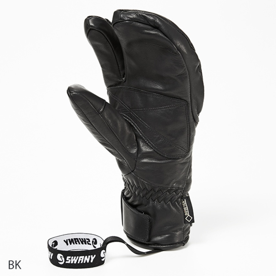 スワニー（SWANY GLOVES）（メンズ）ウインターグローブ 三指 ミトングローブ バルカン M SX-113M BK