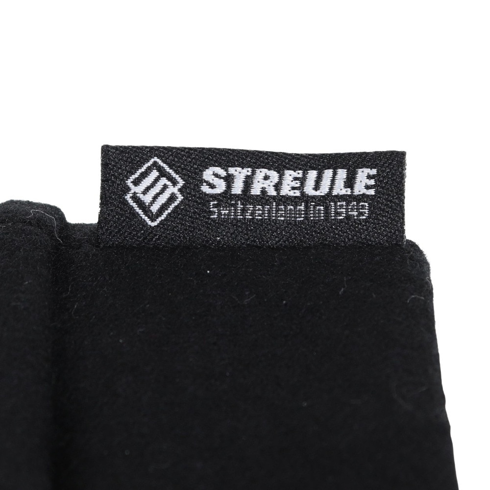 シュトロイレ（STREULE）（メンズ）グローブ インナーグローブ メンズ ブラック スマホ対応 タッチスクリーン ST22FGR0007 BLK