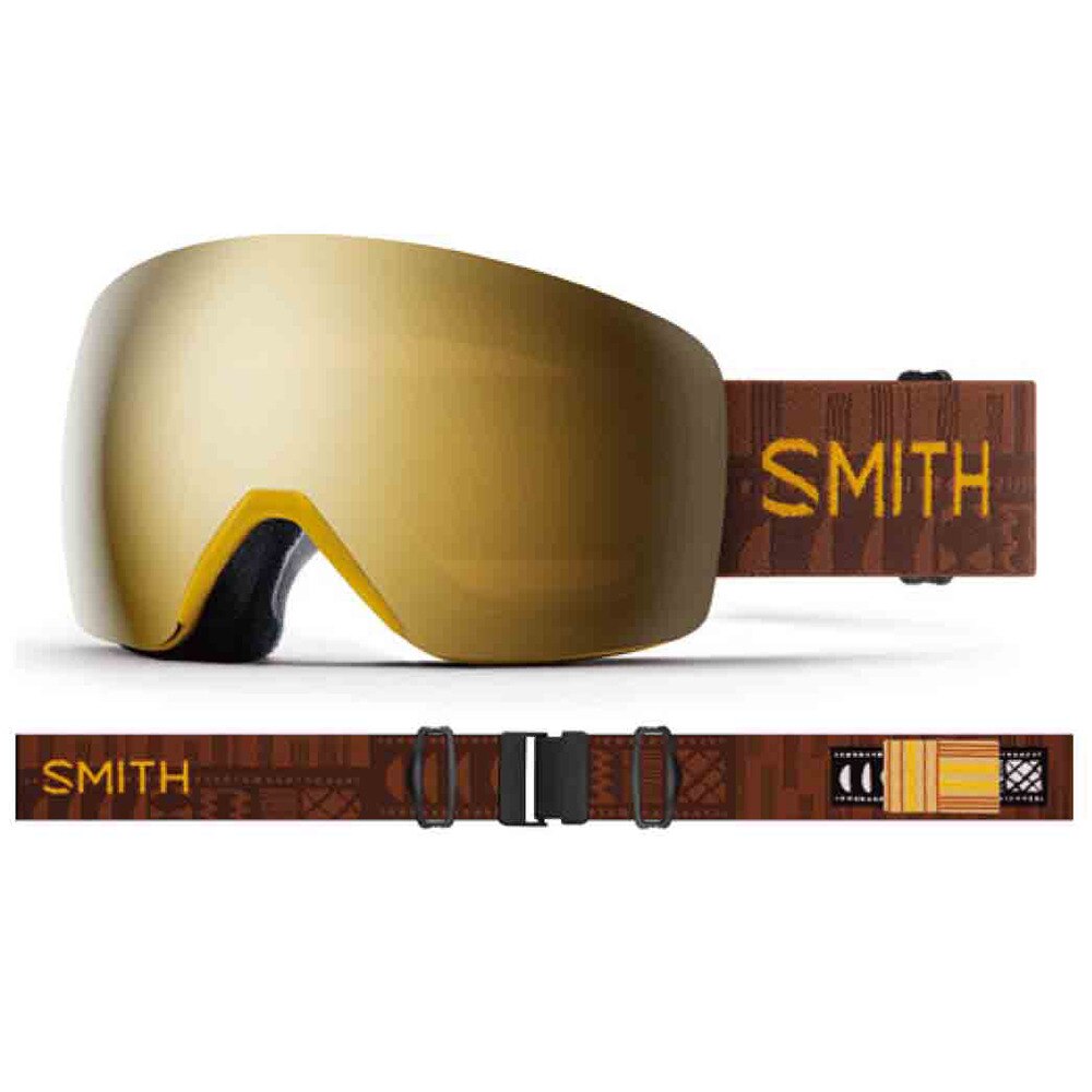 スキー スノーボード スノボ ゴーグル スノーゴーグル Skyline Amber Textile スミス アウトドア キャンプ用品はエルブレス