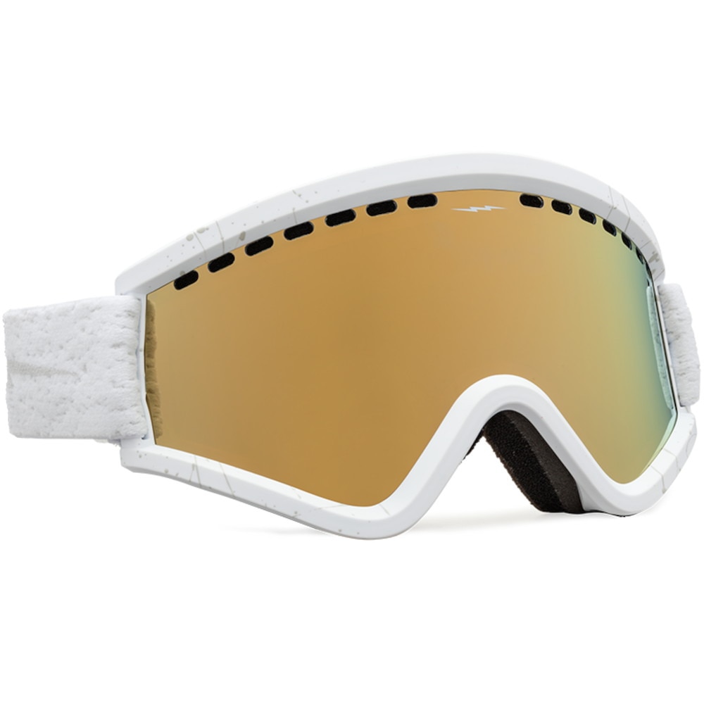 エレクトリック（ELECTRIC）（メンズ）ゴーグル スキー スノーボード スノボ 眼鏡対応 23 EGV マットスペホワイト EGVSW GOLD  マリン、ウィンタースポーツ用品はヴィクトリア