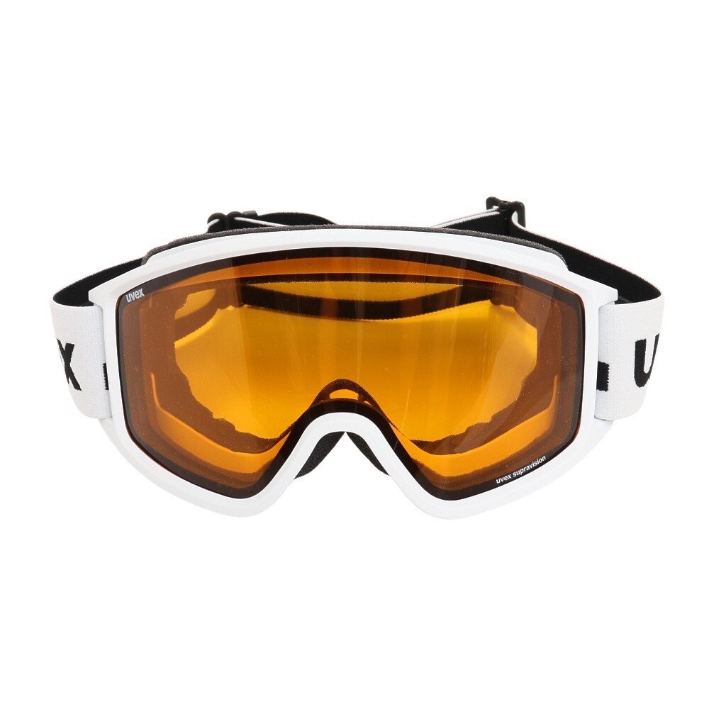 ウベックス スキースノーボードゴーグル ユニセックス ダブルレンズ アジアンフィット メガネ使用可 3000 LGL ホワイト F