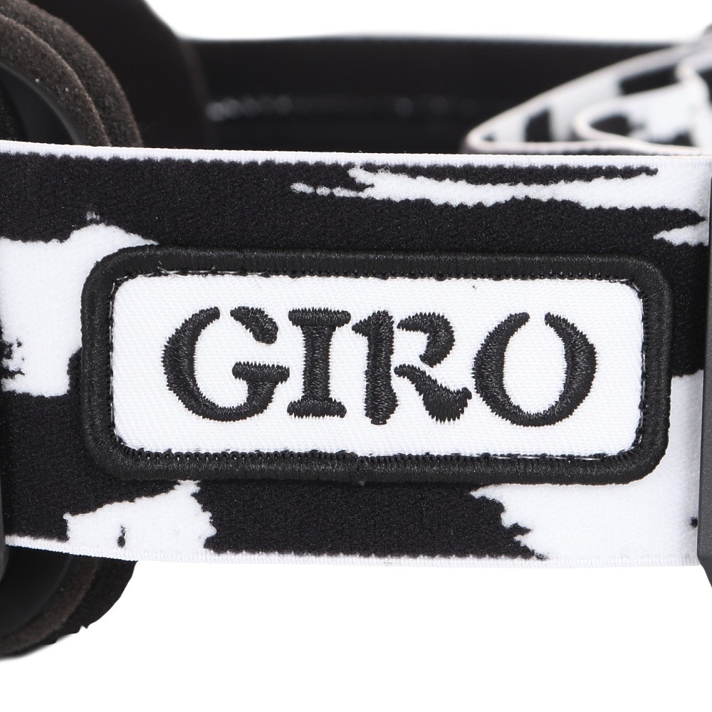 ジロ（giRo）（メンズ）ウインターゴーグル メガネ対応 REVOLT BLACK&WHITE STAINED