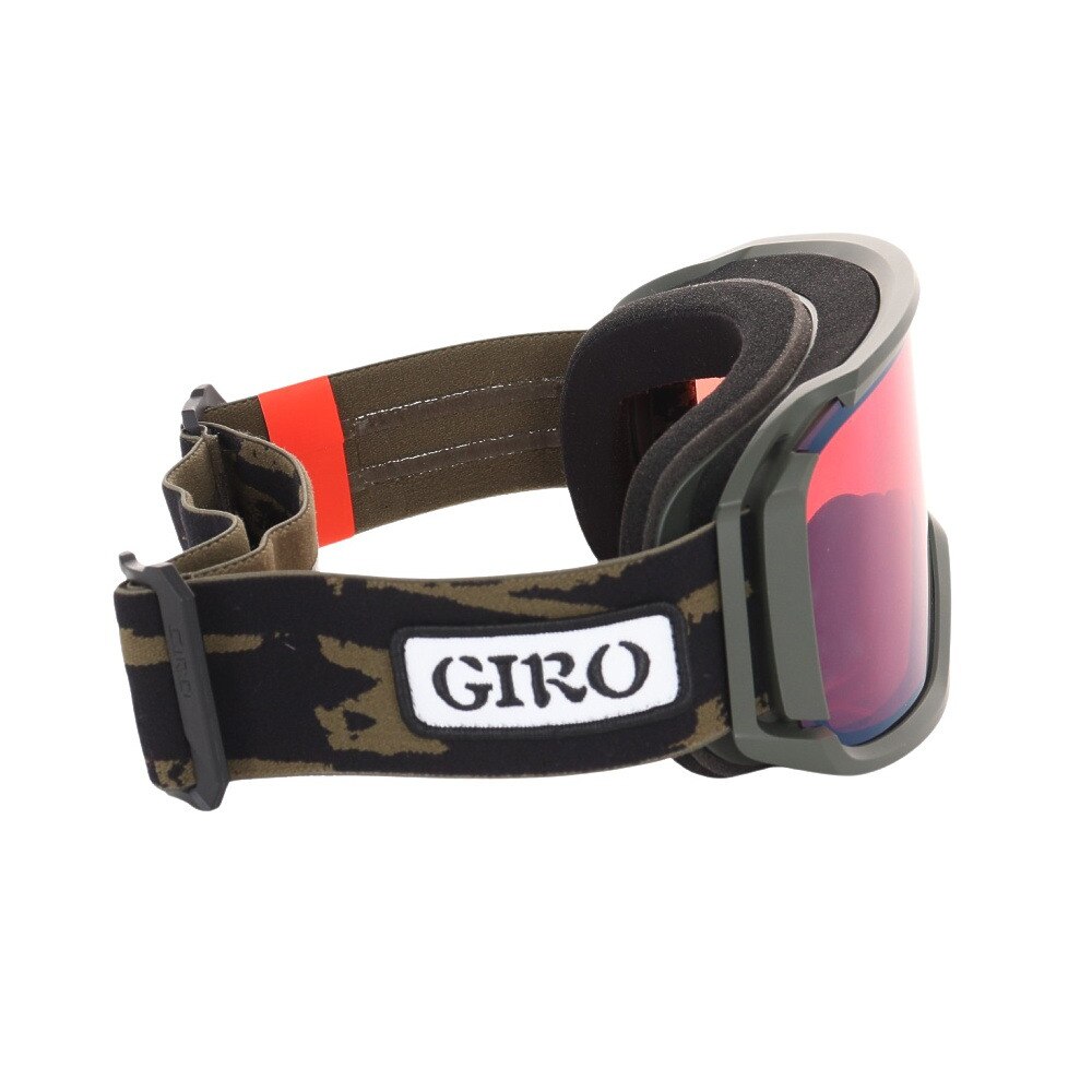 ジロ（giRo）（メンズ）ウインターゴーグル メガネ対応 REVOLT trail green