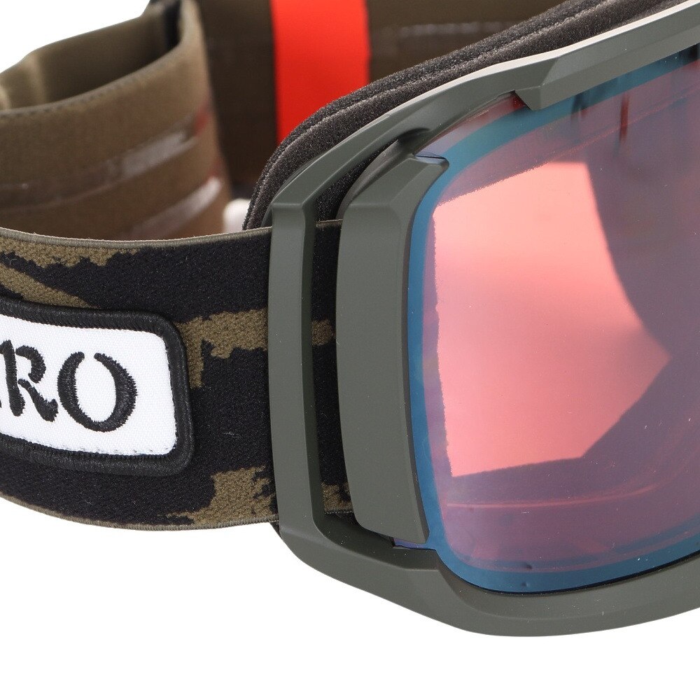 ジロ（giRo）（メンズ）ウインターゴーグル メガネ対応 REVOLT trail green