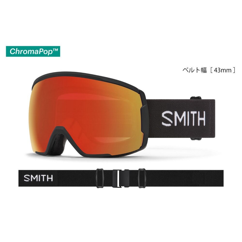 スミス（SMITH）（メンズ）スノーゴーグル PROXY BLACK プロキシー 10273080
