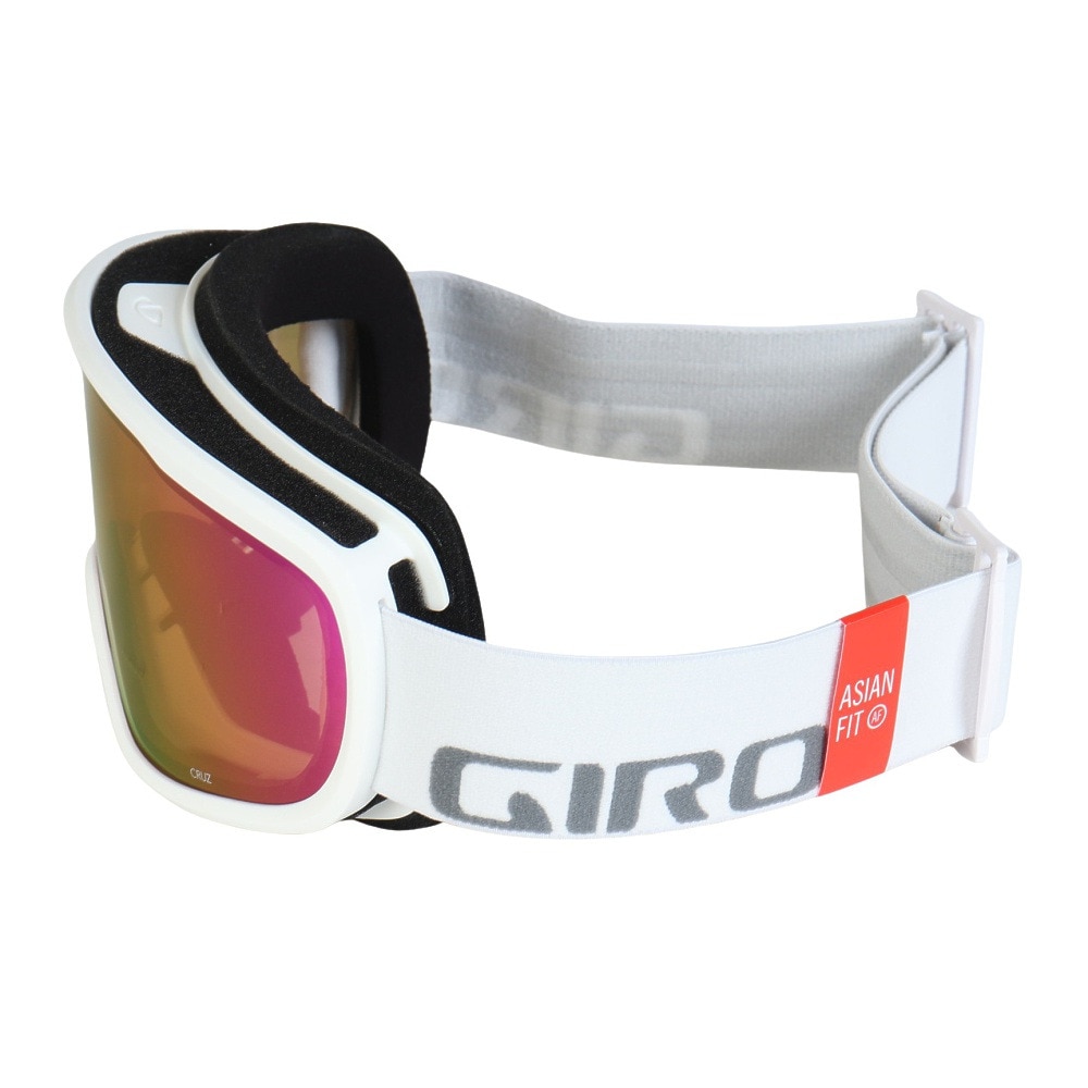 ジロ（giRo）（メンズ）ウインターゴーグル CRUZ AF white