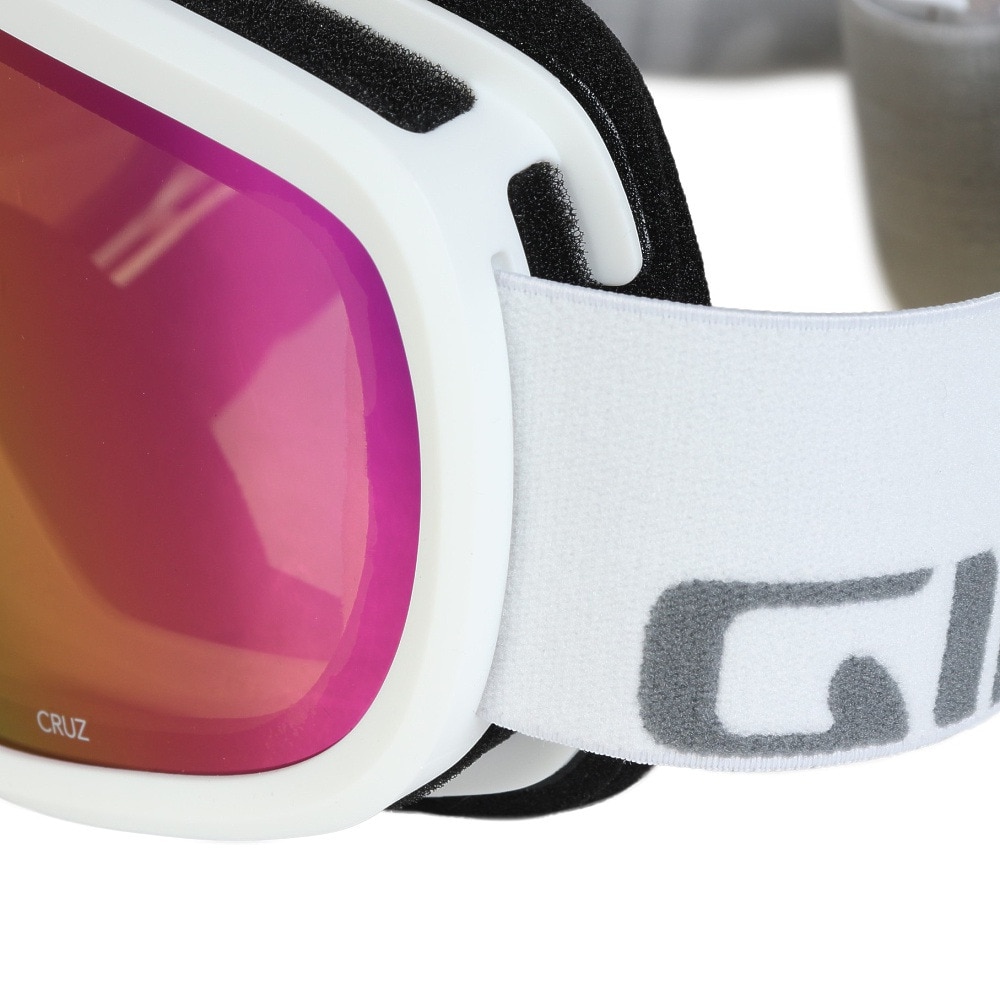 ジロ（giRo）（メンズ）ウインターゴーグル CRUZ AF white