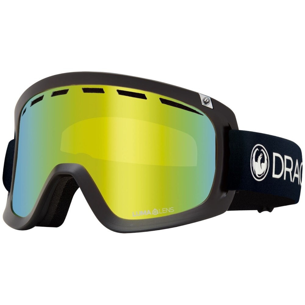 ドラゴン（DRAGON）（メンズ）スキー スノーボード ゴーグル 23-24 D1 ディーワン PREMIUM BLACK LUMALENS J.GOLD ION A02