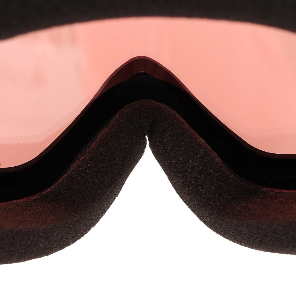 スワンズ（SWANS）（メンズ）ゴーグル スノーボード スノボ スキー 眼鏡対応 くもり止め ブラック ピンクレンズ GUEST-PDH