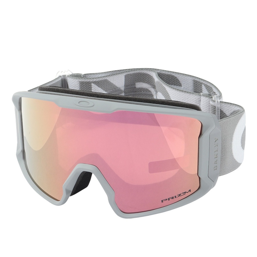 オークリー（OAKLEY）（メンズ）ゴーグル スキー スノーボード 眼鏡対応 22-23 Line Miner L Snow Goggles  ラインマイナー スノーゴーグル 7070C801 グレー