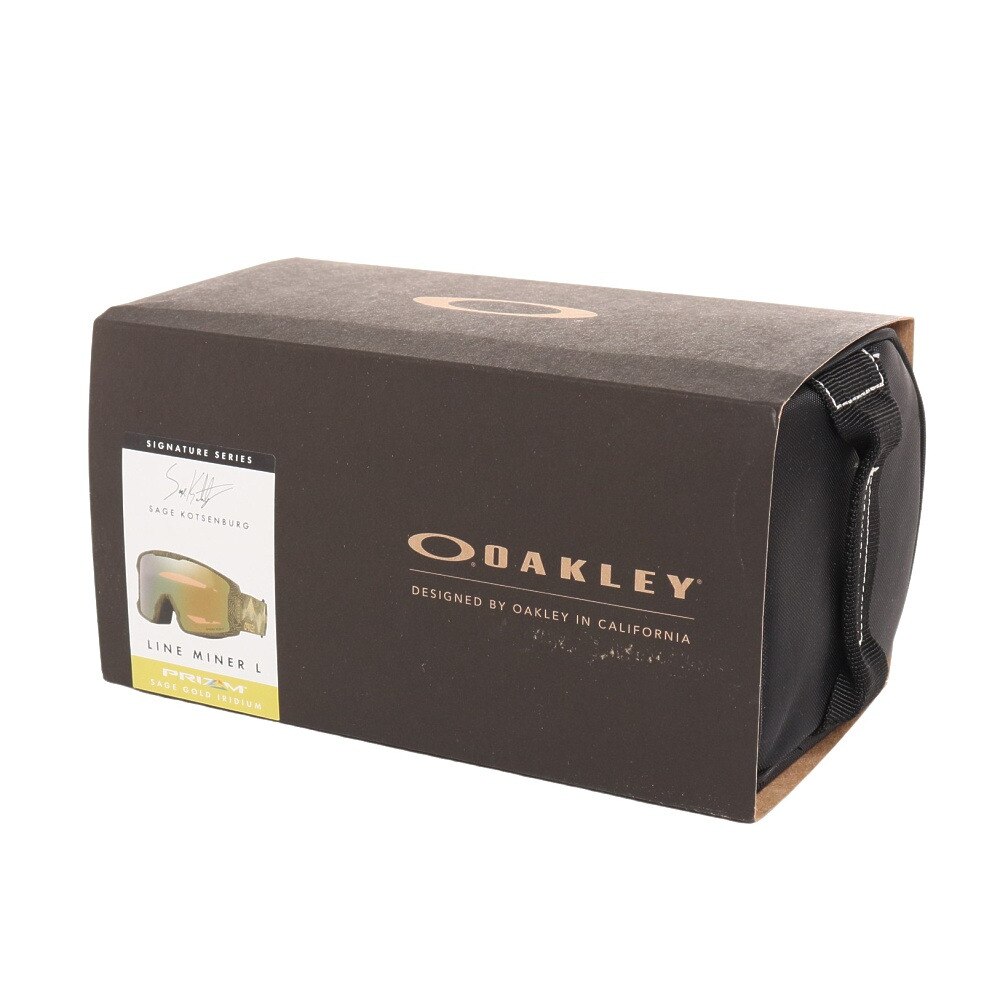 オークリー（OAKLEY）（メンズ、レディース）ゴーグル スキー スノーボード 眼鏡対応 22-23 Line Miner L Snow Goggles ラインマイナー 7070E201 カーキ