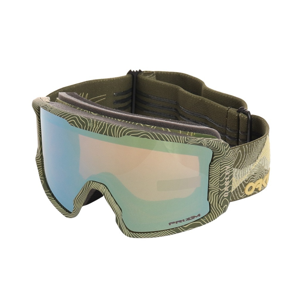 オークリー（OAKLEY）（メンズ、レディース）ゴーグル スキー スノーボード 眼鏡対応 22-23 Line Miner L Snow  Goggles ラインマイナー 7070E201 カーキ