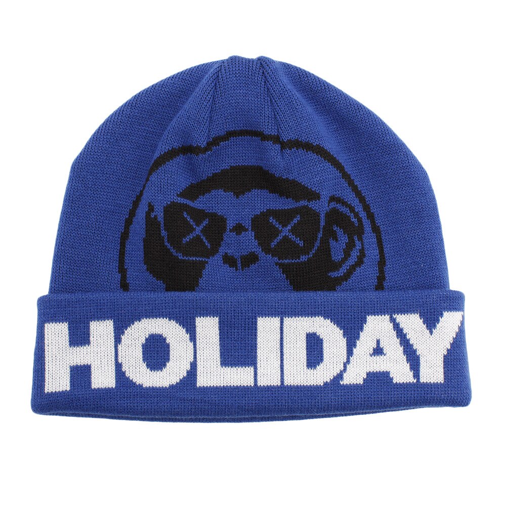  スキー スノーボード ニット帽 メンズ CIRCLELOGO ビーニー ニットキャップ BLUE