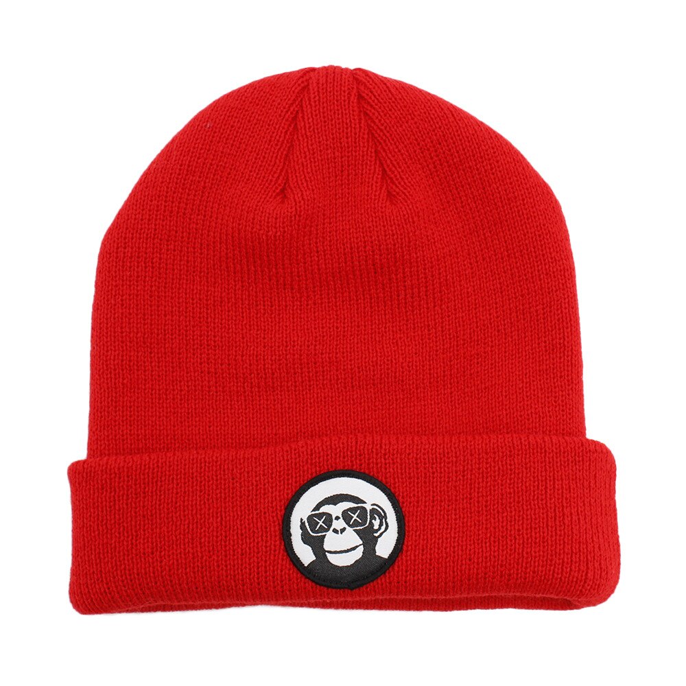  スキー スノーボード ニット帽 メンズ CLASSIC ビーニー ニットキャップ RED