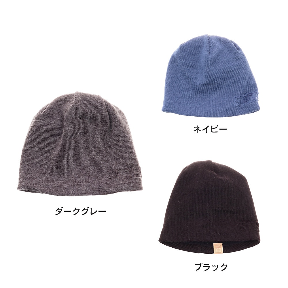 シュトロイレ（STREULE）（メンズ）帽子 ニットキャップ EMB 327ST2DW5033 NVY
