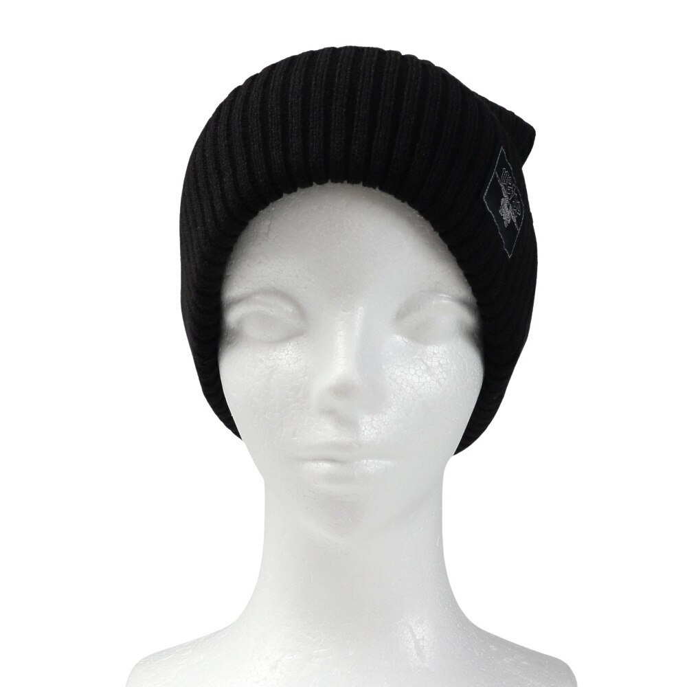ベスプ（VESP）（メンズ）LIGHT RIB KNIT BEANIE リブニットビーニー VPMB1015 BK ブラック ニット帽 スノーボード