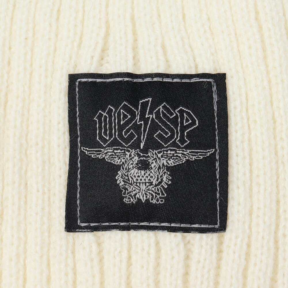ベスプ（VESP）（メンズ）LIGHT RIB KNIT BEANIE リブニットビーニー VPMB1015 IV アイボリー ニット帽 スノーボード